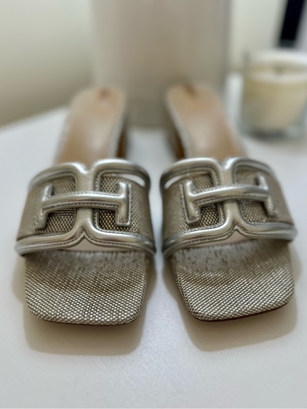 Sam Edelman Waylon Slide Sandal Block Heel w/ Original Box
